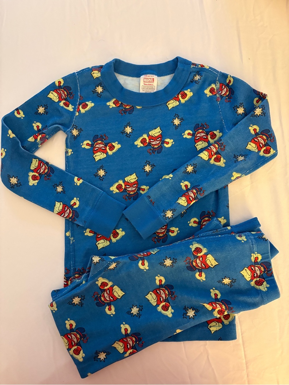 Captain Marvel Hanna Andersson Long sleeve pajama 5T